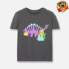 LUP Dino Printed Dark Grey Tshirt 1550