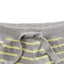 LUP Yellow Stripe Grey Terry Shorts