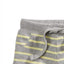 LUP Yellow Stripe Grey Terry Shorts