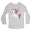 Gymboree Glitter Unicorn Grey TShirt 516