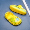 Fashion Side Print Dinosaurs Yellow Clogs 9390