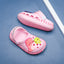 Fashion Side Print Dinosaurs Pink Clogs 9383