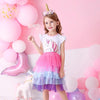 VKT Unicorn Crown White TUTU Fancy Frock 6017