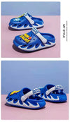 Fashion Happy Dino Sour Blue Clogs 9386