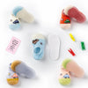 CN Silicon Sole Antiship Car Design Light Blue Soft Socks Shoes 10600