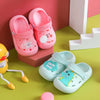 Cute Baby Dino badge Pastel Green Clogs 9411