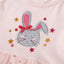J Meters Bunny Stars Pink Fancy Frock 5057
