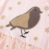 J Meters Bird Pink Fancy Frock 5056
