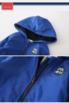 Wapy Cat Back Light Weight Royal Blue Hooded Zipper 7776