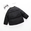 FSG Open Pockets Mock Neck Black Puffer Jacket 7674
