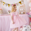 VKT Believe In Magic Unicorn Light Pink Frock 6018