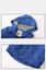 Wapy Applic Dino Sleeves Light Weight Royal Blue Zipper Hooded 7775