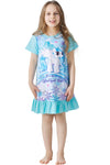 Night Glow Rarity Beautiful Girl Sky Blue Frock 9703