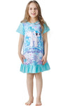 Night Glow Rarity Beautiful Girl Sky Blue Frock 9703