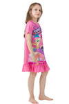 Night Glow Rainbow Power Rose Pink Frock 9698
