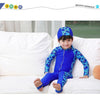 ISD Sea Life Royal Blue Jump Swimsuit With Cap 9730