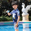 ISD Shark Blue Shorts Set With Cap 9729