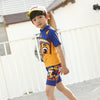 ISD Paw Patrol Face Mustard & Blue Shorts set With Cap 9727