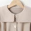 CN Collar Style Dark Beige Warm Dress Coat With Belt 10548