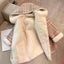 CN Tea Pink With Cream Inside Furr Front Style Warm Coat 10537
