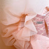CN Back Bow Flore Bottom Fancy Pink Frock 10730