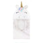 Hudson Baby Unicorn Hooded White Towel 7236