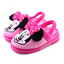 Aplic Shocking Pink Bow Minnie Mice Elastic Grip Warm Pink Winter Slippers 8304