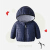 Plain Navy Blue Puffer Jacket 8281