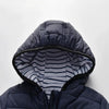 Plain Navy Blue Puffer Jacket 8281
