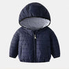 Plain Navy Blue Puffer Jacket 8281