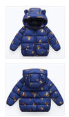 JB Teddy Bear Navy Blue Puffer Jacket 8240