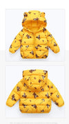 JB Teddy Bear Yellow Puffer Jacket 8241