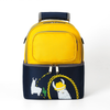 Sheep Hot & Cold Travel Milk Pack Detachable 2 Piece Yellow & Navy Blue Backpack 9093
