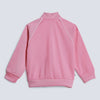 AD 3 Stripes Rose Pink Mock Neck Zipper Tracksuit 9917