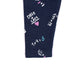 Le Printtemps Navy Blue Printed Leggings