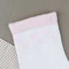 In Extenso Pink Heart & Lines 3 Pairs Baby Socks 10288