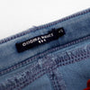 OM Light Blue Front Flower Pocket Denim 1205