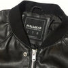 P&B Black Leather Bomber Jacket Original