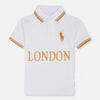 B.X Royal Look London Embroided White Polo 11107