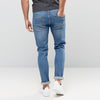 P&B Sleek Light Wash Blue Skinny Denim