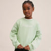 MNG Sister Print Apple Green Sweatshirt 9874