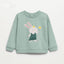 ZR Bunny Magical Star Embroidered Mist Sweatshirt 9882