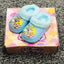 CN Tom & Jarry Print Blue Warm Slippers 10617