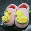 LT Duck Aplic Pink Warm Shoes 10657