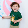 B.X Say Cheese Printed Green Tshirt 5093
