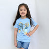 B.X Friends Forever Girls Light Blue Tshirt 4978