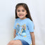B.X Friends Forever Girls Light Blue Tshirt 4978