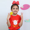 B.X Glitter Sweet Stars Printed Red Tshirt 5090