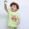 B.X Lets Go Travel Shark Soft Green Tshirt 4976