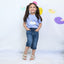 B.X Little Princess Bird Lavender Tshirt 4938